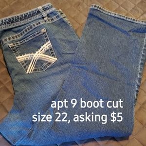 Apt 9 boot cut jeans